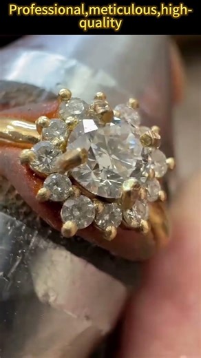 The entire process of inlaying stones #factory #jewelryfactory#inlay #handmade #process #handmade