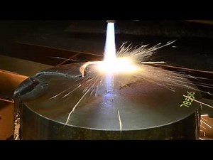 Gas Cutting Demonstration: 8 inch steel with the Oxweld PM-100 Torch