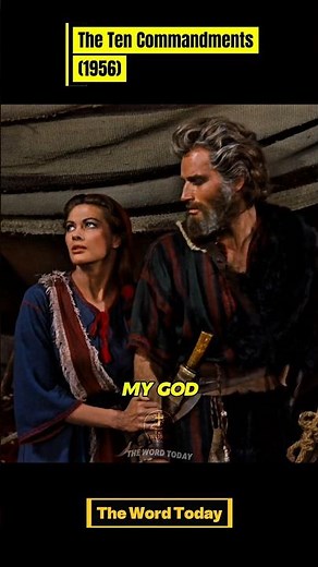 Moses Speaks & Reveals His Mission From God | The Ten Commandments (1956) #viral #fyp #shorts #movie