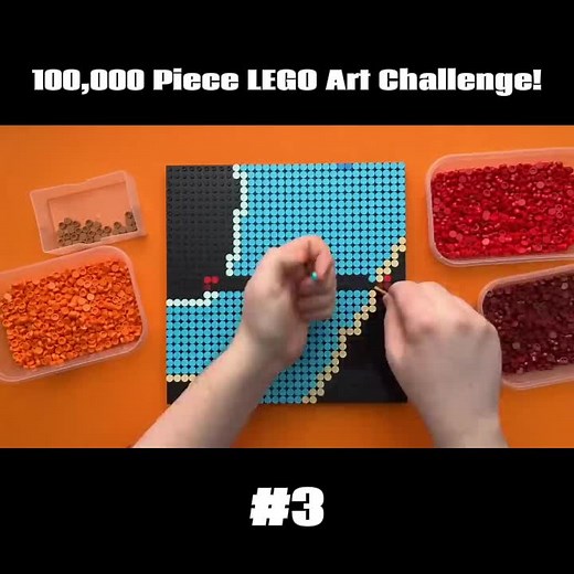 100,000 Piece LEGO Art Challenge!(2)
