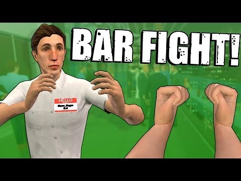 OB & I GOT INTO A BAR FIGHT IN VR! - Drunkn Bar Fight Multiplayer