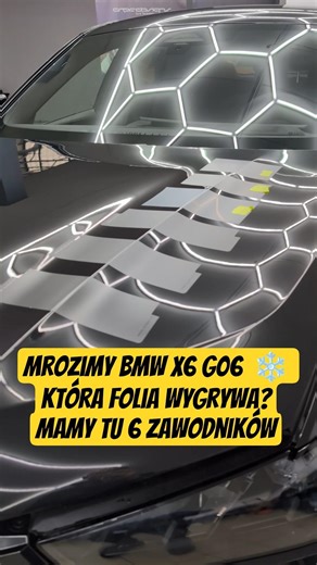 Mrozimy BMW X6 G06 (2025)! ❄️ Która folia wygrywa?Mamy tu 6 zawodników #shorts #żyrardów