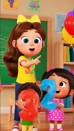 Learn Numbers 31–33 with Spelling 🎵 | Fun Nursery Rhymes #shorts