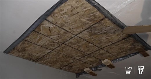 'Everything just fell': FOX 17 helps Muskegon man make headway on repairs to collapsed rental unit ceiling