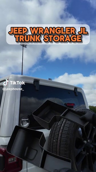 Jeep Wrangler Trunk Storage Accessories for 2018-2023 JL Models
