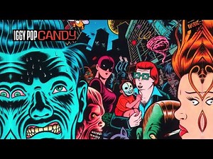 IGGY POP & KATE PIERSON 🍭"CANDY" 🎬📼 (Official Music Video) 1990 Pop Rock, Punk, Classic Rock 80s-90s