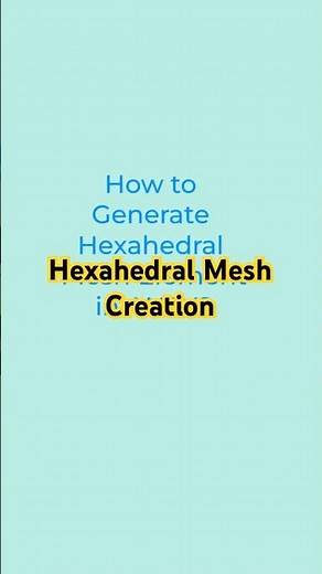 See how hexahedral mesh is generated in Ansys