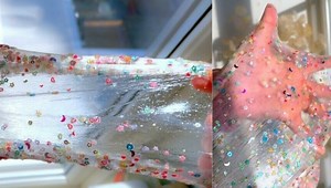 Hvordan lage gjennomsiktig slim med glitter – enkel oppskrift