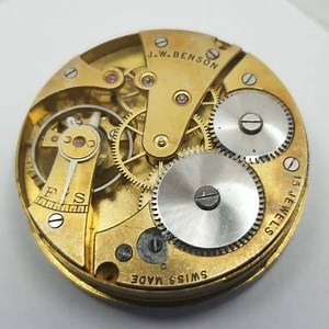 184 reactions · 20 shares | JW Benson 15 jewel Swiss Pocket watch Movement 44 mm | Pocket Watches | Facebook