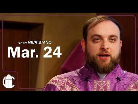 DAILY CATHOLIC MASS 3/24/26 | The Bronze Serpent and the Cross: Impatience and Healing