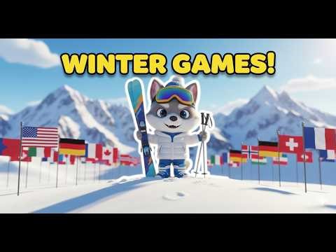 Winter Games! Fun Winter Sports Story!