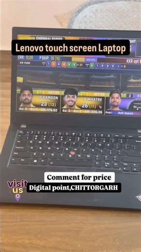 Lenovo touch screen laptop wow price 💻 #digitalpointchittorgarh #shortsfeed