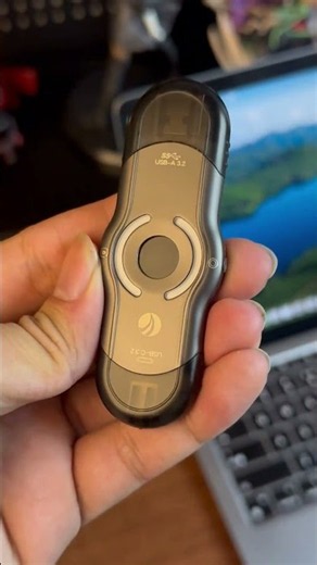 Add a lock to your USB drive.#usb #tools#macbook #drive #encryption