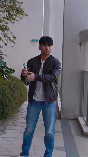 Introducing the real retractable lightsaber V3 :) build vlog will be up in 2-3 weeks! #lightsaber #diylightsaber #engineering | HeroTech