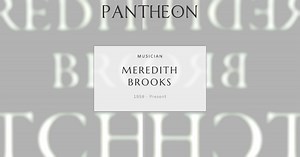 Meredith Brooks Biography | Pantheon