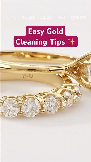 Clean Your Gold at Home in a few Easy Steps #tips #hacks #cleaning