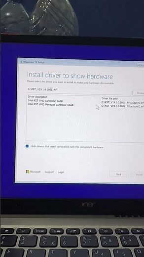 Overcome SSD or hard disk not being read when installing Windows 10 or 11. #laptoptips #computertips