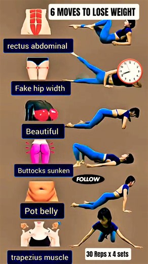 6 Easy Floor Exercises to Strengthen Your Core, Hips & Glutes at Home 🔥