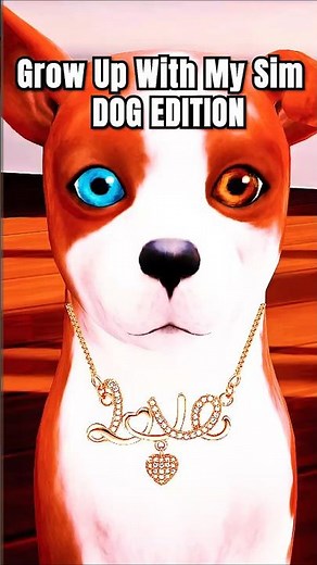 Grow Up with My Sim Pet: Dog Edition🐶| #sims4 #thesims4 #sims #shorts