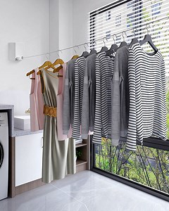 Watch Retractable Clothesline for Outdoor and Indoor on Amazon Live