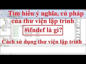 Hướng dẫn sử dụng thư viện cho vi điều khiển với phần mềm CodeVision