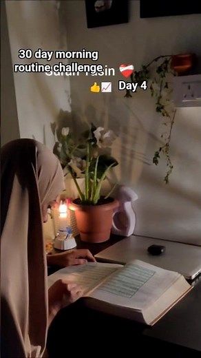 day 4 of my morning routine challenge😌