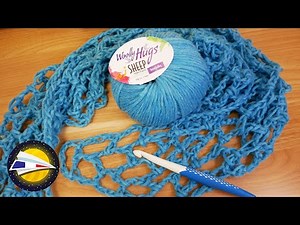 Crocheter un châle triangulaire pour l'été | Brides & Mailles en l'air | Super Easy