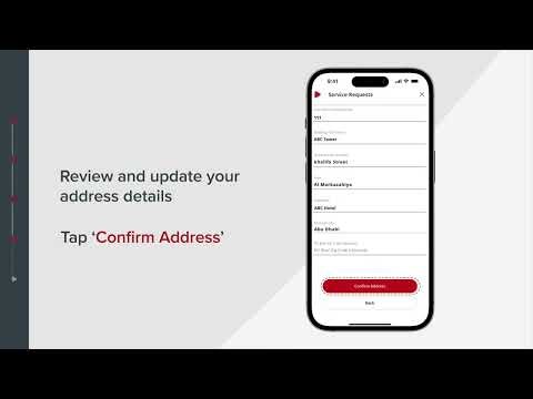 Paper statement with stamp on the ADCB Mobile Banking App