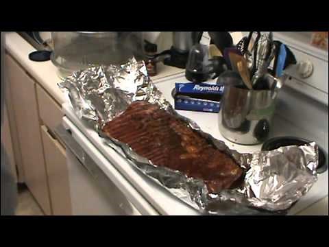 Traeger fall off the bone spare ribs
