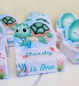 Personalized Marine Themed Confetti Boxes - Etsy Australia