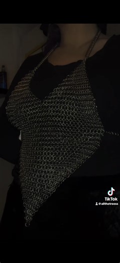 Adjustable Chainmail Halter Armour Top - Etsy UK