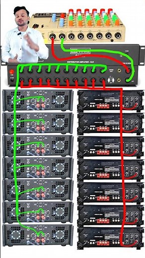 dj mixer connect distributor Dax 20 to #amplifier idea's