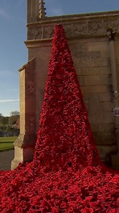 The display of poppies that's brought unexpected benefits to people living in one Lincolnshire village #RemembranceDay | BBC East Yorkshire