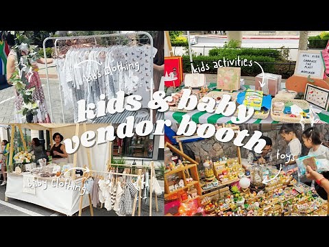 Kids & Baby Vendor Booth Ideas | Toys, Clothing, & More!