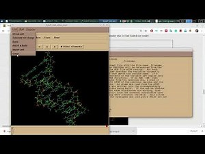 T3.2 AMBER 2.1.2) Loading the structure into Leap
