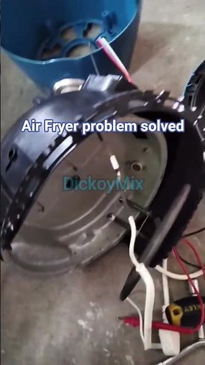 AIR FRYER PROBLEM SOLVED CHANGE THERMAL FUSE #thermalfuse #airfryer #thermal #diy