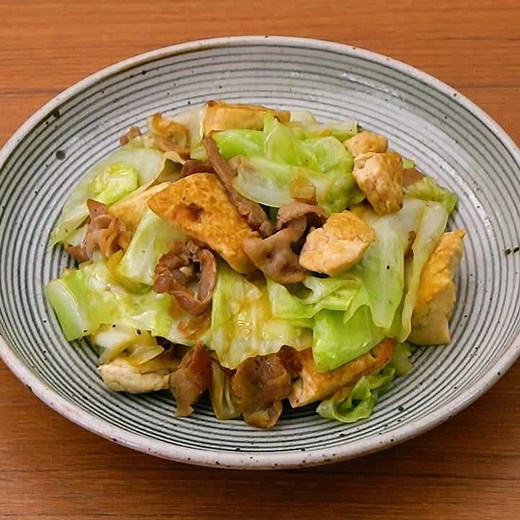 ご飯によく合う♪ キャベツと豆腐のチャンプルーのレシピ動画・作り方 | デリッシュキッチン