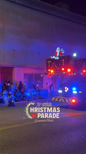 Downtown Temple on Instagram: "Join us downtown for the 79th Annual Christmas Parade, tomorrow, December 1. The parade starts at 6:30 pm and features more than 100 festive entries. Come enjoy lights, music, holiday magic, and Santa’s big arrival! Visit hollyjollytemple.com for information! #discovertemple #downtowntempletx #hollyjollychristmas #santa"