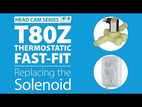 Replacing the solenoid valve on the Triton T80Z Thermostatic Fast-Fit Electric Shower