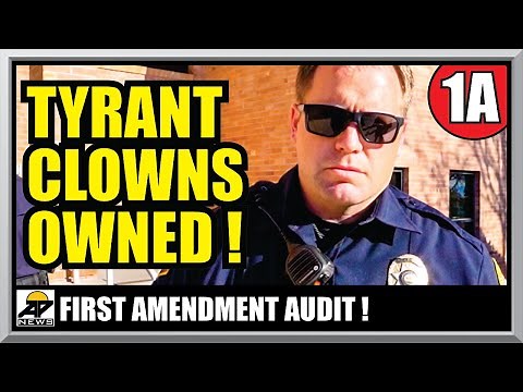 IGNORANT COPS ROASTED & SCHOOLED HARD !! Las Vegas Nevada - First Amendment Audit - Amagansett Press