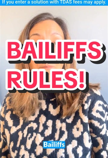 Bailiffs: Know Your Rights and the Rules They Follow