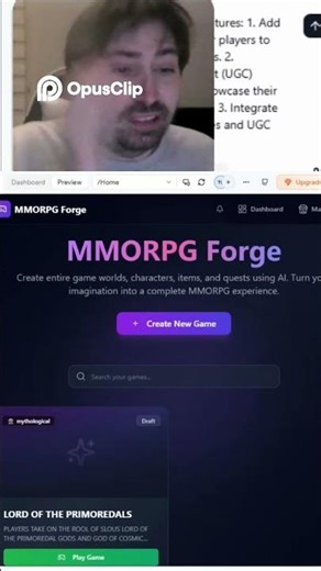 AI Creates MMORPGs Your Dream Game Made Instantly!