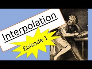 PSYC STATS: Interpolation Ep. 1
