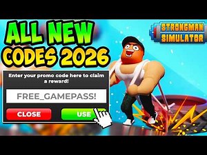 ALL WORKING STRONGMAN SIMULATOR CODES ROBLOX - All New Strongman Simulator Codes 2026! (REDEEM NOW)