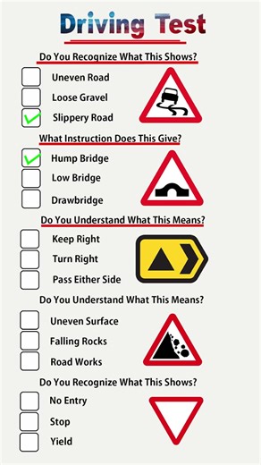Ultimate Road Sign Quiz 🚗🚖 #roadsigns #drivinglessons #drivingtips #roadsafety #LearnOnTikTok | WHAT WOULD You Rather