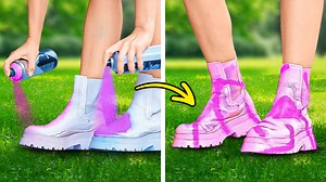 Quick shoe transformation ideas to beat boring looks | 5-Minute Crafts Like