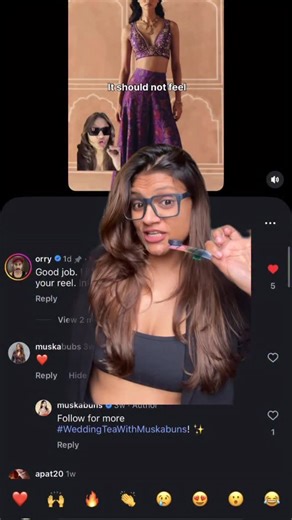 Muskaan Agarwal | Content Creator on Instagram: "@orry literally stalked a brand through my Underrated Indian Designers series. I have always believed and wanted that whoever we talk about on my page should be benefited from it in innumerable ways. Just a small example of how we create impact. If you’re a brand who’s looking for discovery, throw in your inquires and we would love to have to chat with you! [Orry, Brand Awareness, Muskabuns, Indian Couture, Brand discovery, Wedding Outfits, Fashio