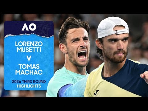 Lorenzo Musetti v Tomas Machac Highlights | Australian Open 2026 Third Round
