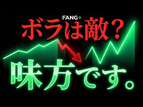 「FANG+のボラティリティは味方です」