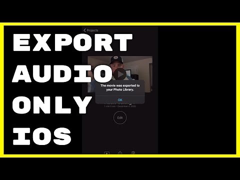 Export audio only on imovie for iphone | Convert any video into mp3 on iphone